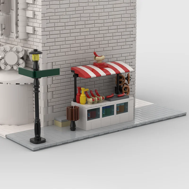 2188 pièces Street View coin bâtiment modulaire bloc de construction modèle enfants Puzzle bricolage assemblage blocs de construction cadeau de noël