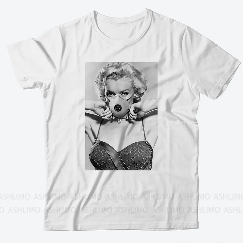 

Summer Clothes Women 2024 Marilyn Monroe Graphic T Shirts Short Sleeves Casual O-neck Summer White T Shirt Harajuku Fashion