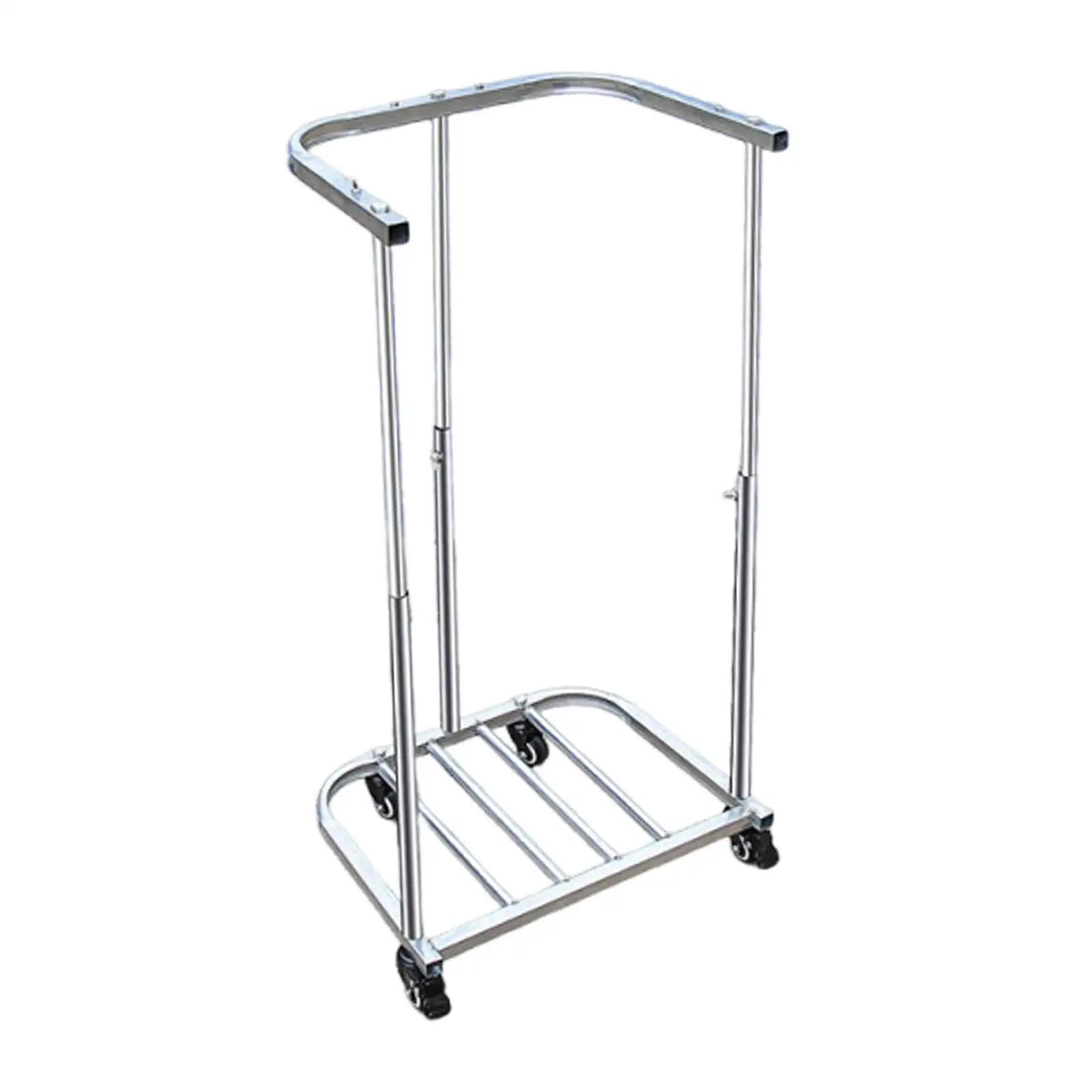 Multifunctional Trash Bag Holder Stand Steel Frame Garden Leaf Waste Rack for Outdoor Kitchen Garage
