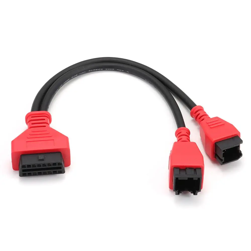 12+8 Cable Rubber OBD2 Cable Adapter Brass 12+8 Programming 12+8 Cable Adapter Obd2 Adapter for Maxisys MS905 MS906