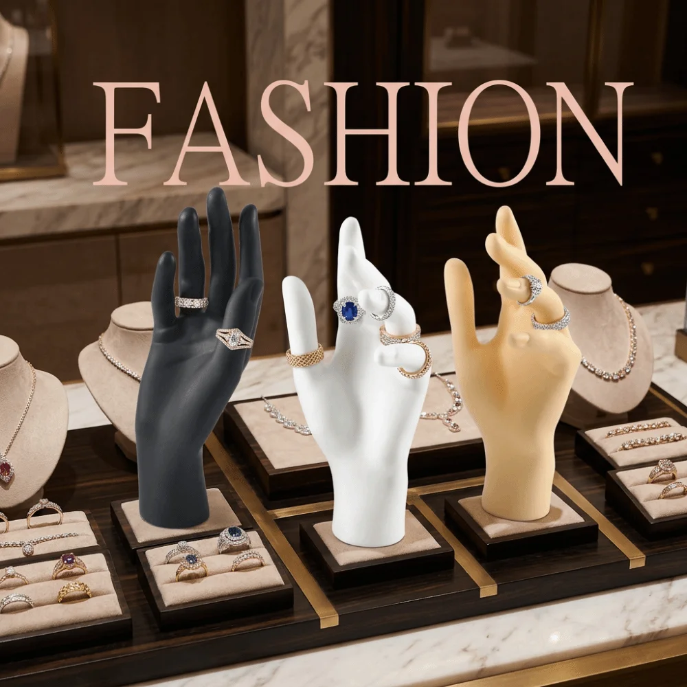 Art Supply Miniatures Hand Model Versatile portable Ring Stand durable Three Style Jewelry Display Stand Photo Ring