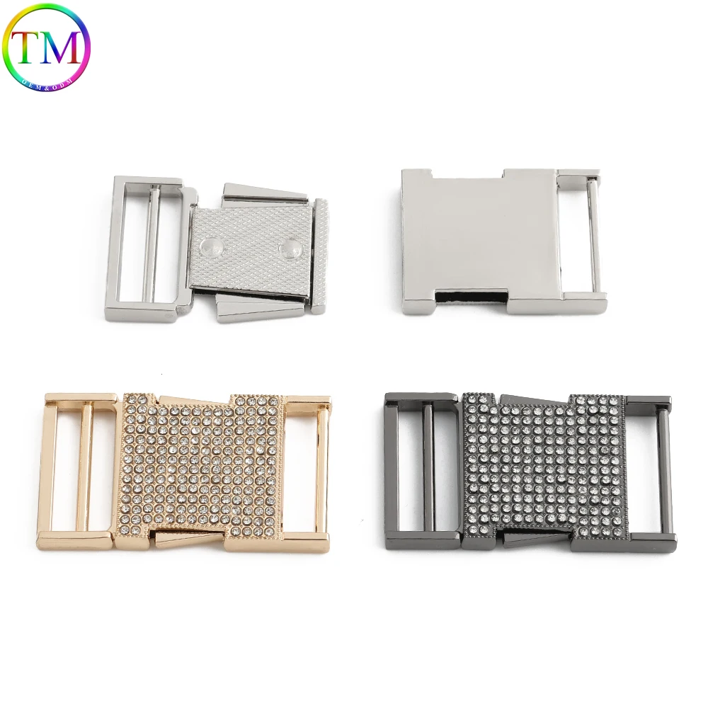 10-50PCS 10/18/20/25/32/38mm Metal Side Release Buckles Pet Collar Backpack Bag Webbing Buckle DIY Paracord Bracelet Hardware