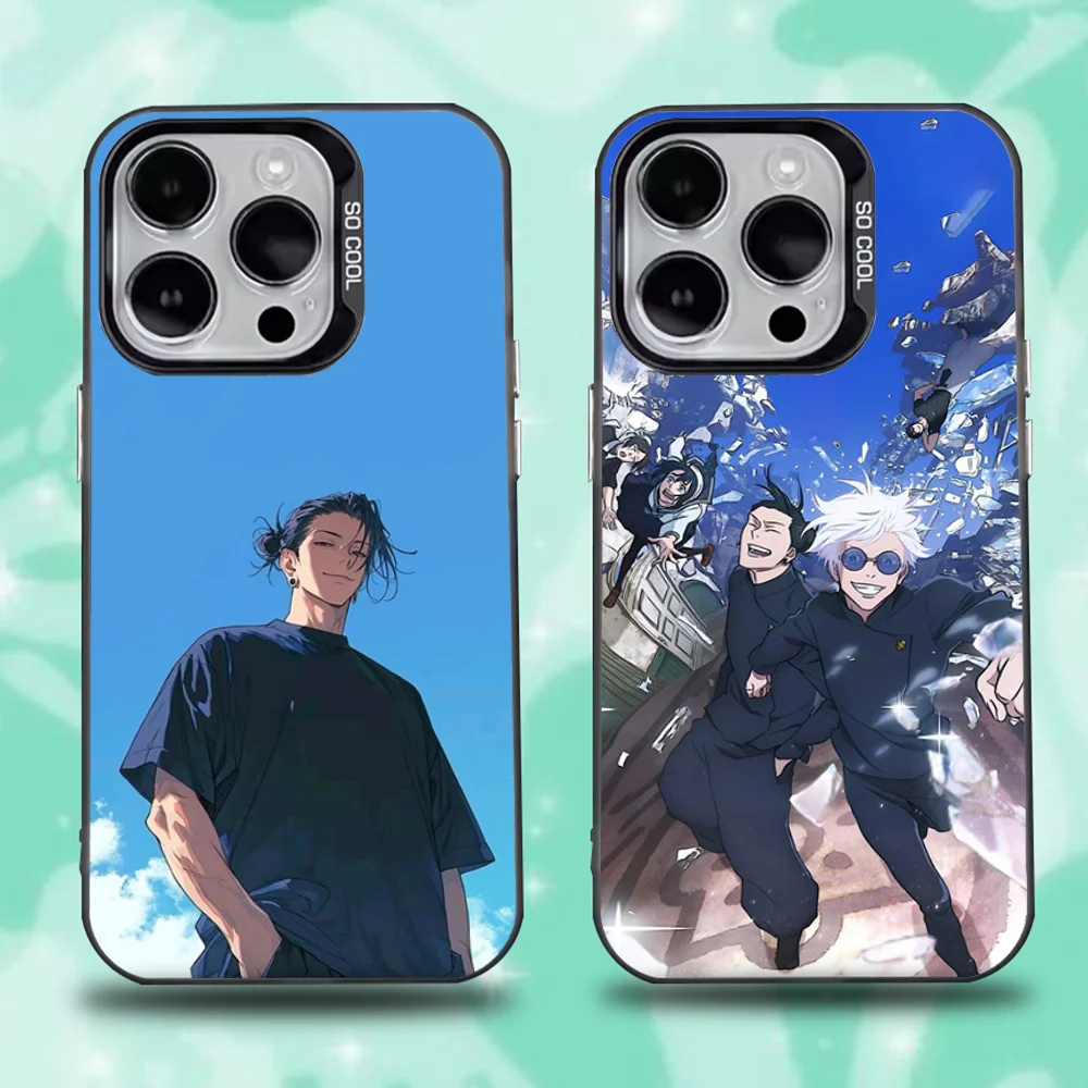 

Geto S-Suguru Phone Case For iPhone 16,15,14,13,12,11,Pro,Max,Plus,Mini,XS,SE Anti Fall Black Matte Hard Bumper