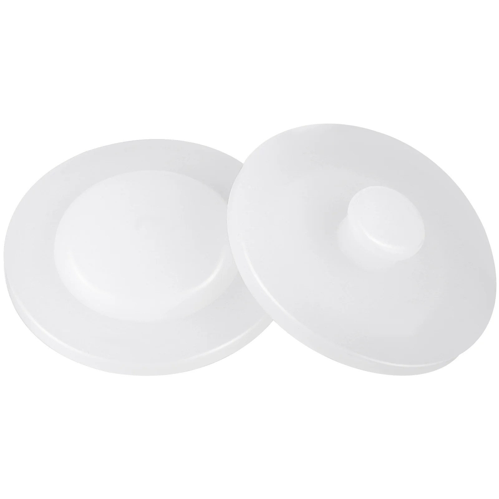 2 Pcs Water Cup Leak Stopper Silicone Hat Washer Gel Bottle Cap Silica Spill Proof Belly Leaks Round for Child