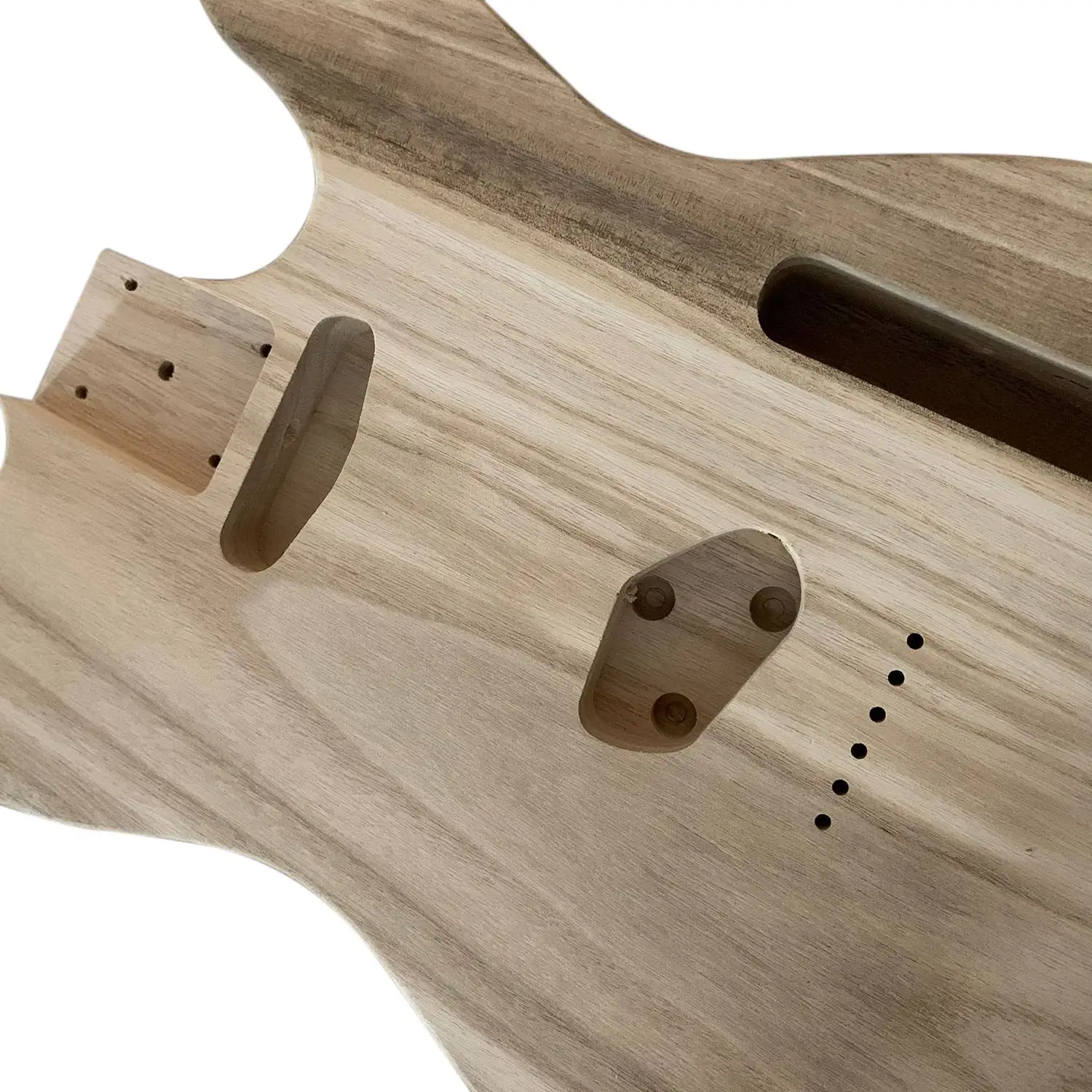 Gitarrenkorpus Ahornkappe DIY E-Gitarre Ersatzteile für unvollendete TL E-Gitarre