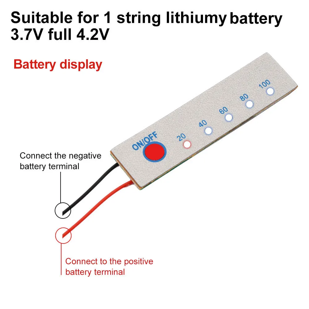 1-8S Lithium Battery Level Indicator Voltage Monitor LCD Display Battery Capacity Indicator Module Voltmeter