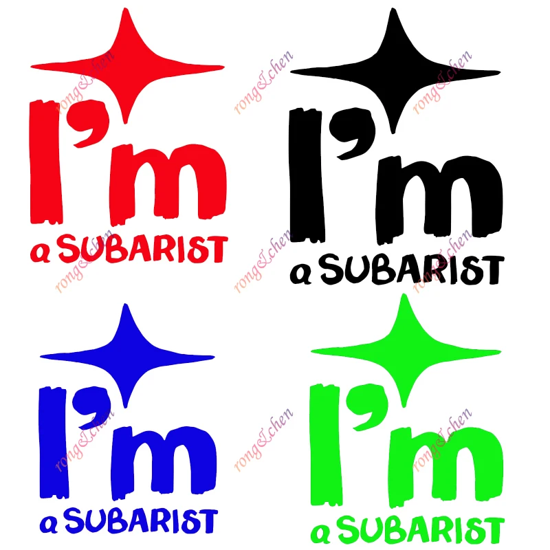

Funny Car Sticker I'M A SUBARIST for Car Motorcycle Racing Helmet Laptop Trunk Body Car Window Surfboard Waterproof PVC Decals