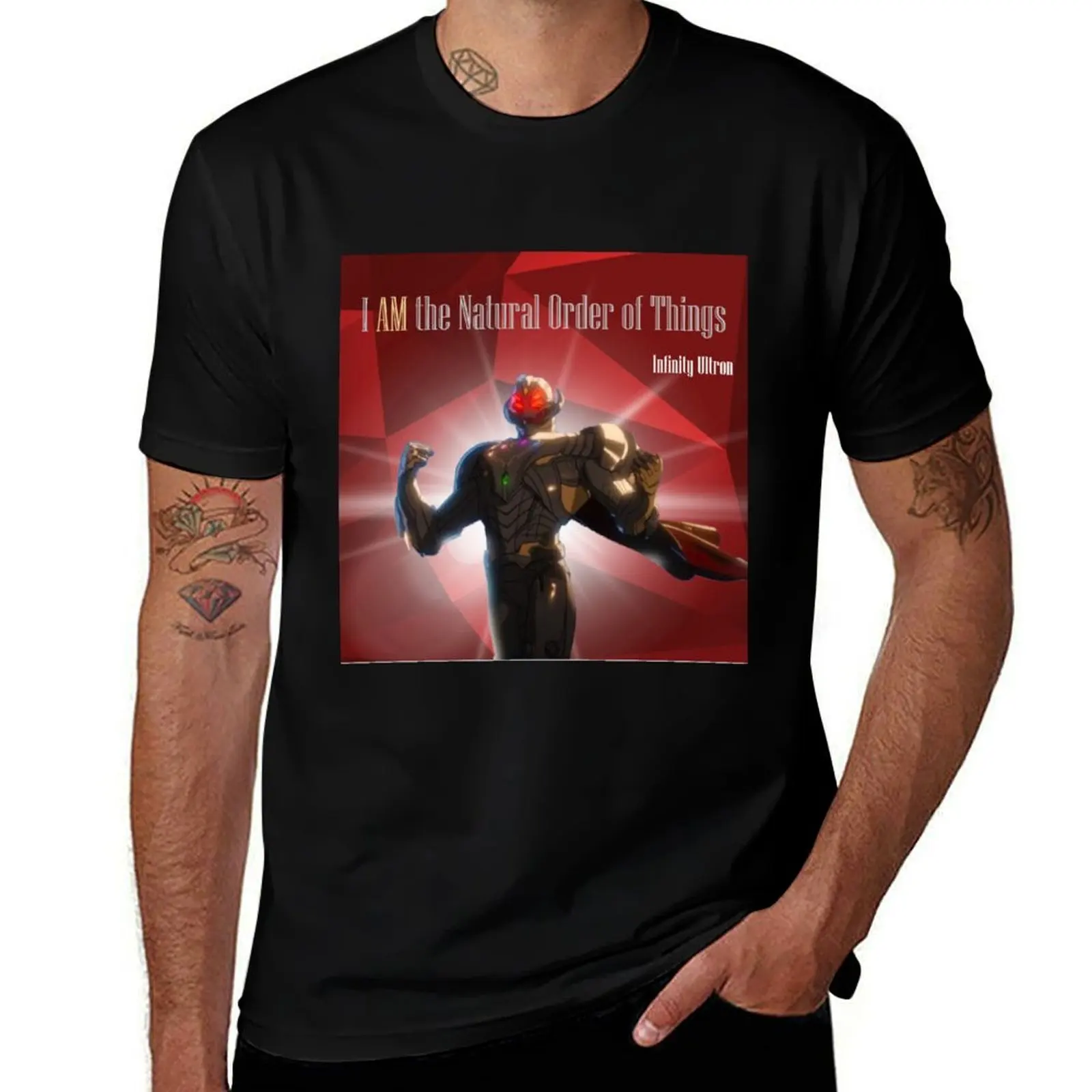 What If Ultron I Am The Natural Order of Things T-Shirt Functional Casual Short Sleeve Tee T-Shirt