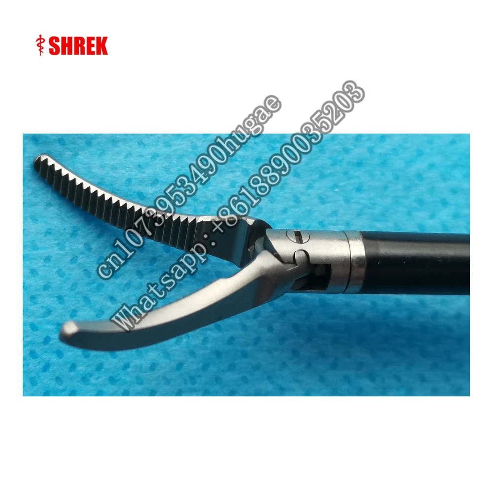 Handle reusable hospital medical instrument curved surgical dissecting and grasping forceps