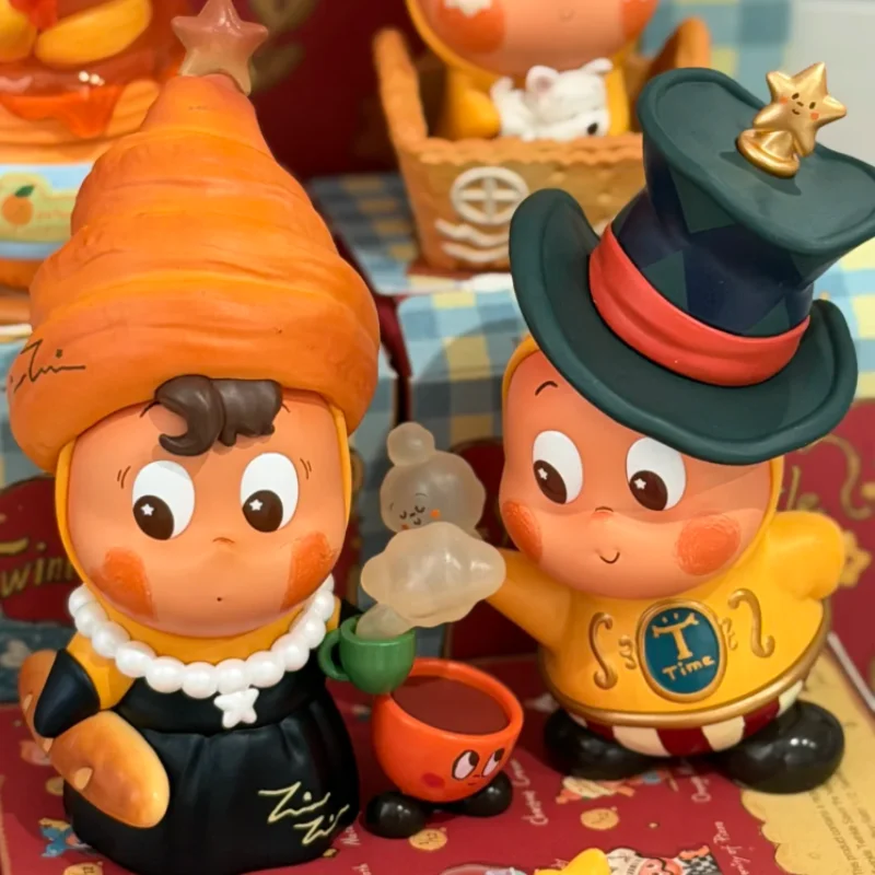 Pop mart estrela pessoas delicioso momento série caixa cega estatuetas de mesa brinquedos da moda ornamentos coleção brinquedo presente surpresa