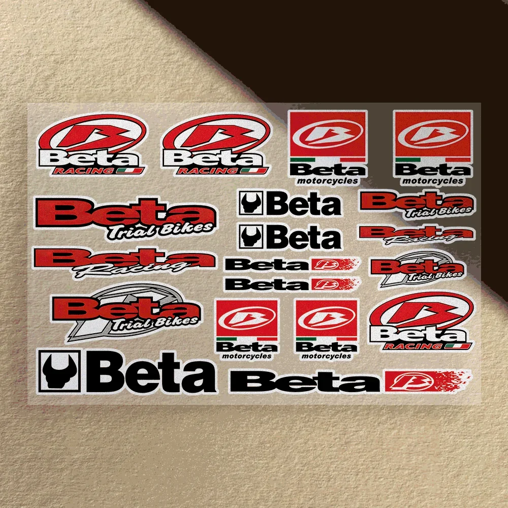 

Motorcycle Sticker Waterproof for Helme Tank Car Body Bicycle Universal Vinyl Decal B-BETA