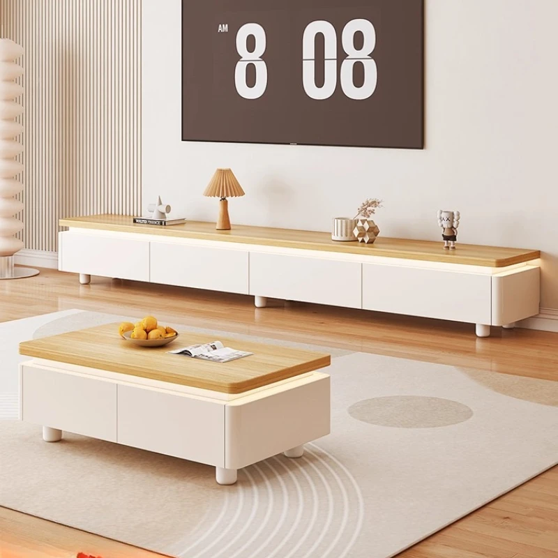 

White Table Tv Cabinet Home Supports Storage Tv Cabinet Apartments Modern Night Stand Muebles De Sala Comfortable Furniture