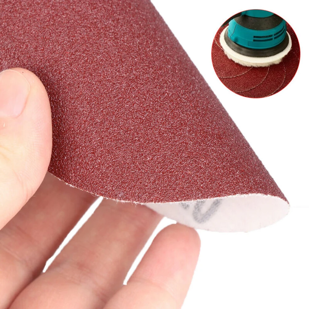 10pcs 5inch Sanding Discs 40-2000 Grit Round Sandpaper Sheets Aluminum Oxide Polishing Grinding Pads For Random Orbital Sander W