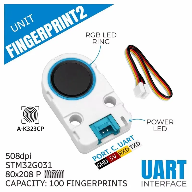 CJSD-Integrazione facile, sensore biometrico avanzato per impronte digitali a 2 unità ad alta precisione, design compatto per sistemi di sicurezza