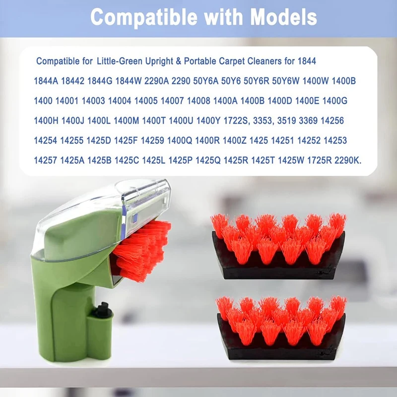 1400B Little Green 3-дюймовая прочная щетка для пятен, замена инструмента для Bissell 1400B 1425 1400 Вт 1400 1844 2290A, детали серии