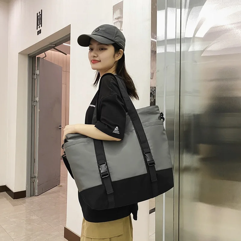 Crossbody Bag Large Capacity Multifunctional Durable Men's Casual Fashionable Shoulder Brand Handbag Notebook Tote Bag for Women