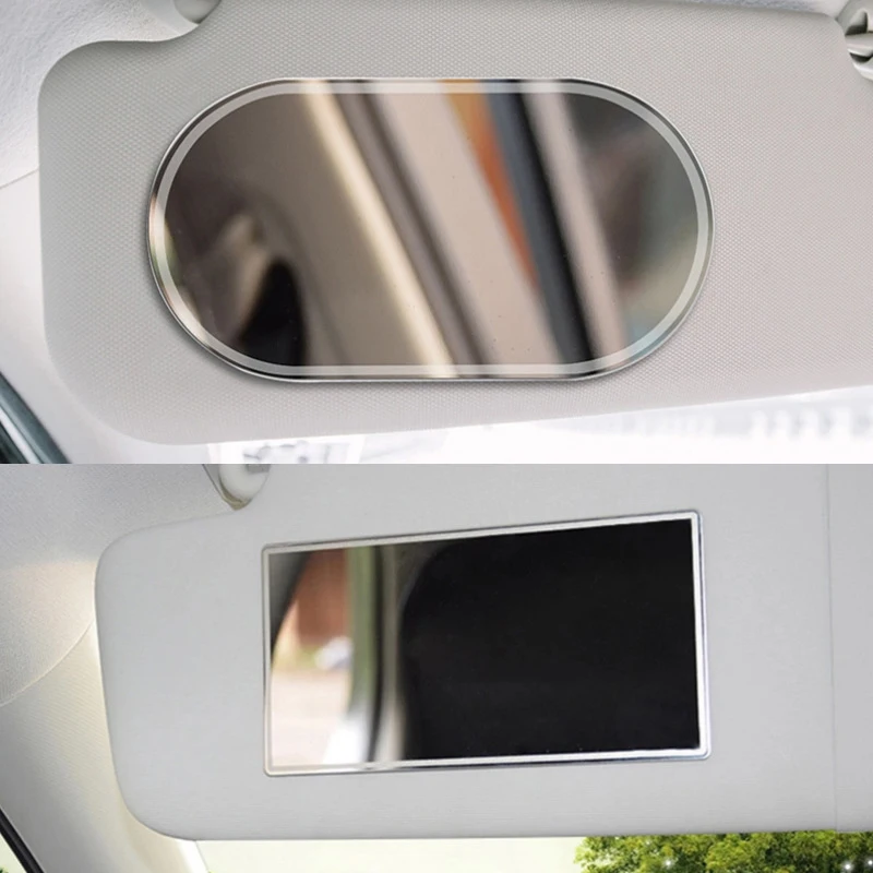 Portable Automobile Auto Interior Make Up Mirror Makeup Sun-Shading Cosmetic Innovative Car Sun Visor Cosmetic Mirror