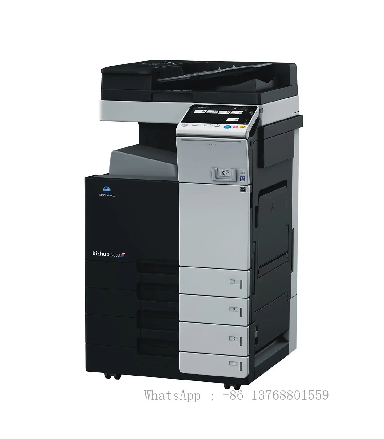 

New Model Copier Printer For Konica Minolta Bizhub C368 Photocopier Fotocopiadora Color Print Scan Copy Fax Machine