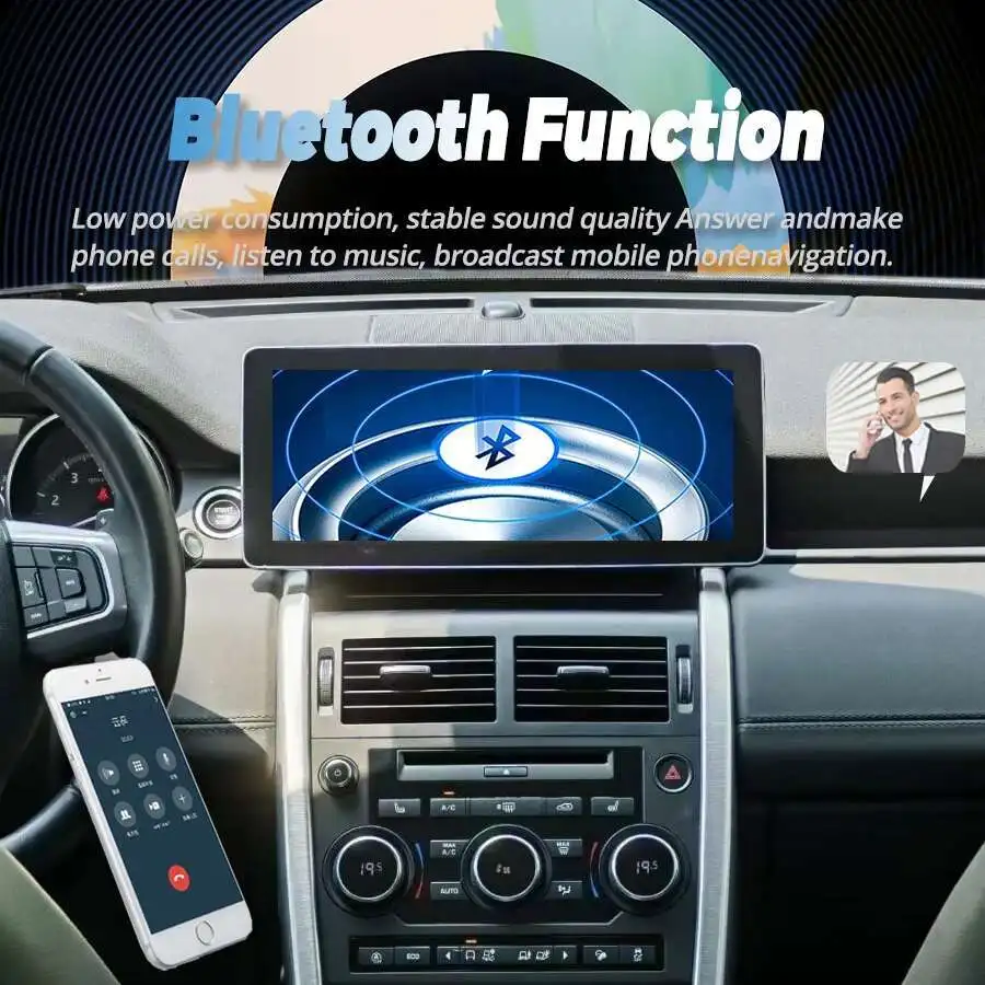12.3 "نظام مزدوج أندرويد مشغل وسائط متعددة لاند روفر ديسكفري سبورت L550 2015-2019 Carplay راديو تلقائي سيارة لتحديد المواقع والملاحة