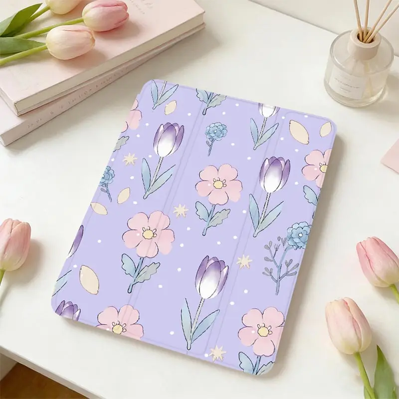Multi‑Angle Stand Tri‑Fold TPU Soft Shell For Xiaomi Pad 5/5Pro 6/6Pro 11 inch Redmi Pad SE 11 Xiaomi Pad 7/7Pro 8/8Pro 11.2