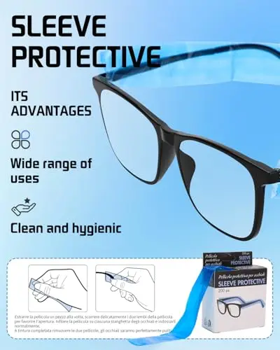 

200/400pcs Barber Hair Dye Glasses Covers, Leak-Proof Elastic Sleeves for Eyeglasses, Salon Stylist Coloring Tool
