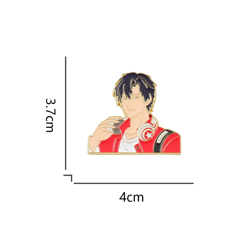 Ye Xiu Enamel Pin The King's Avatar Character Lapel Pin Cool Boy Badge Fans Gift Collection