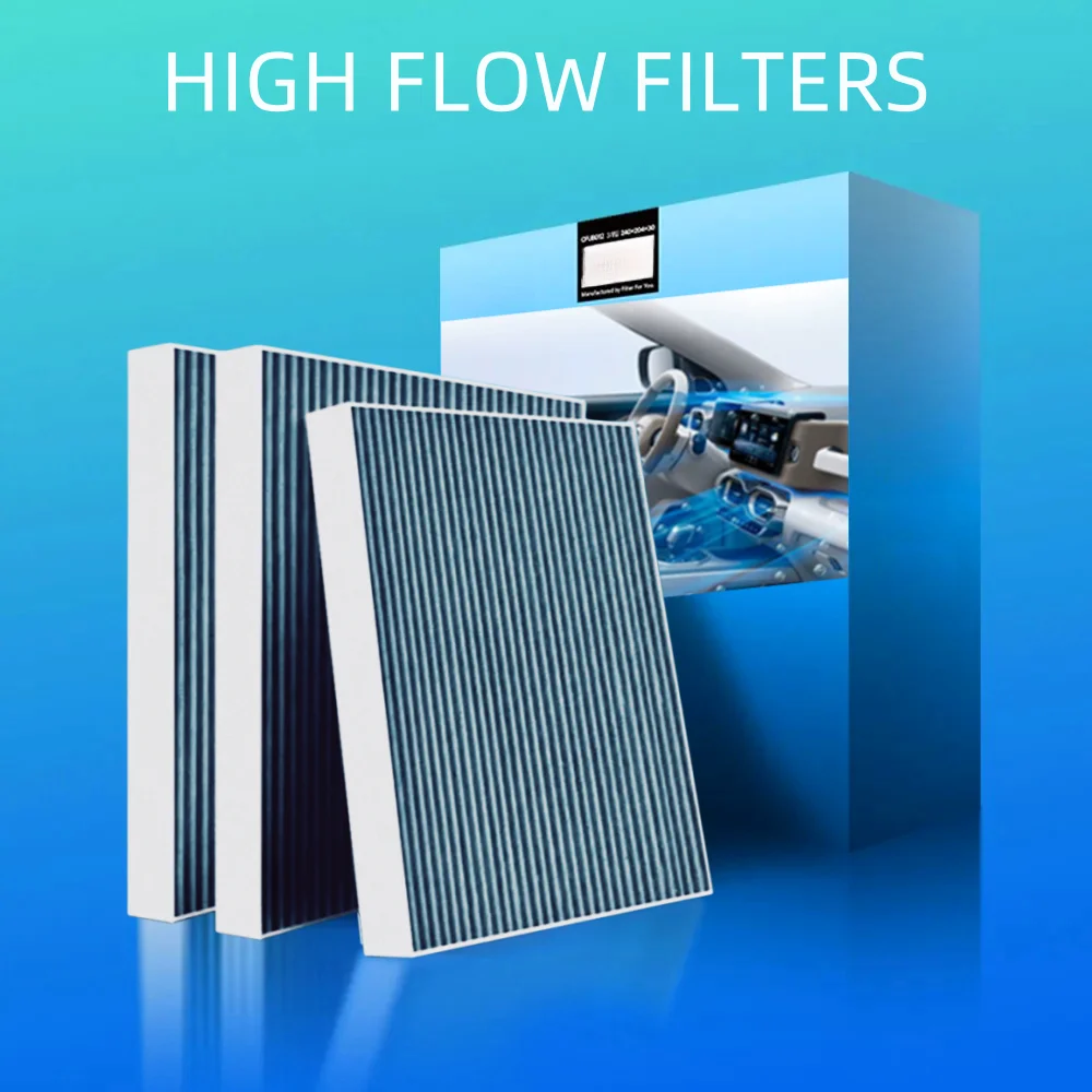 3pcs/Air Conditioner Filter For Skyworth Et5/Ev6/Ht-I/2020 2021 2022 2023 2024/Cabin High Flow Filter Auto Parts