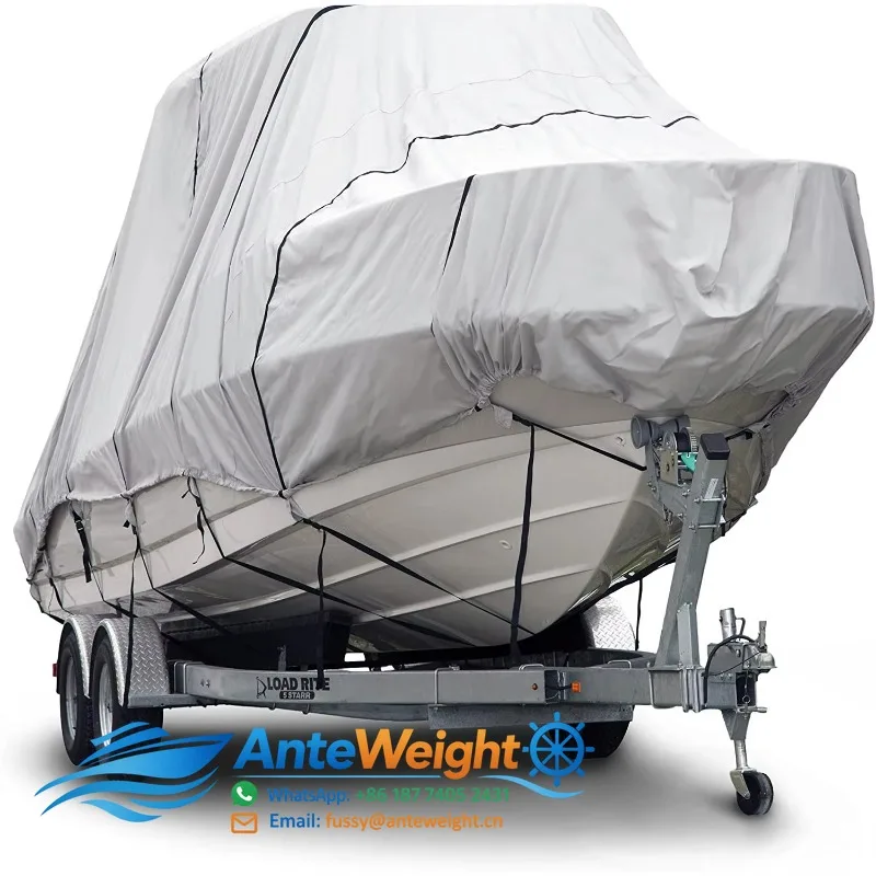Marine Grade Waterproof 600 Denier Oxford Fabric All Season protection T-Top Boat Cover