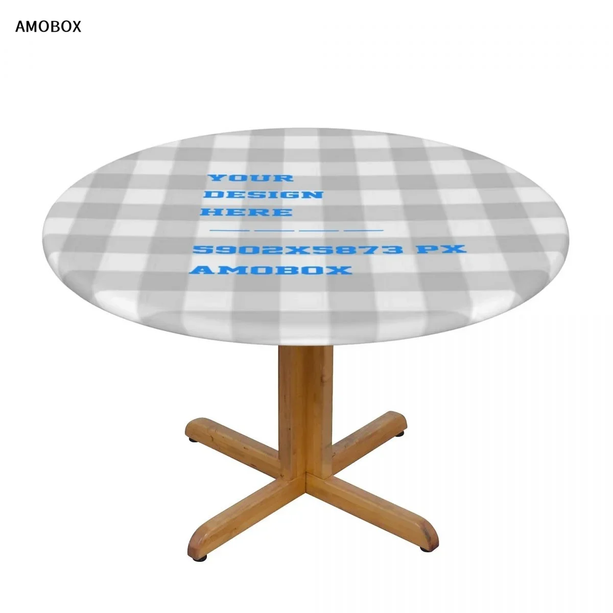 AMOBOX-Custom Round Table Cloths, Waterproof, Perfect Table Cover for Dining Table, Buffet Parties, Outdoor Picnic, Camping