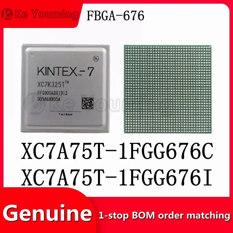 Integrated Circuit IC, Electronic Components, One-Stop BOM Distribution, XC7A75T-1FGG676C, XC7A75T-1FGG676I, FBGA-676, 1Pc