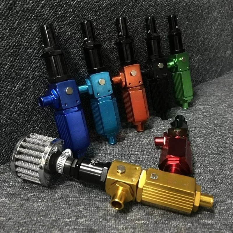 Engine Pressure Regulator Check Valve Filter, Modified Air Intake Crankcase Pressure Relief Auxiliary Fitting