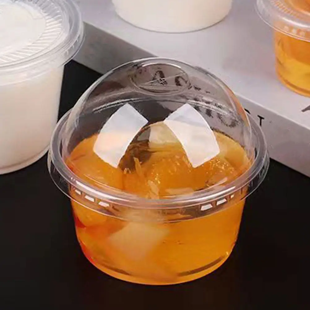 50 Vasos Desechables para Pudín, Postres, Helados, Pasteles y Golosinas, Ideales para Fiestas, Bodas y Uso en Tiendas