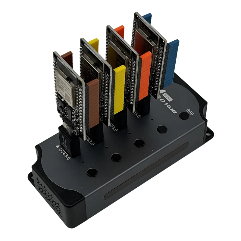 高度な Nerdminer ハブ 1500KH/S ソロ宝くじマイナー 4X370KH/S マイナー コンボ キット ビットコイン BTC マイナー Asic マイニング暗号マイニング ステーション