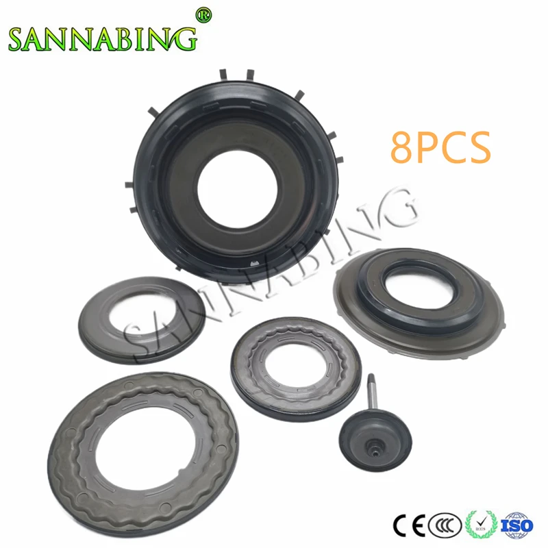 

M11 BTR QR640AHA 6-Speed Automatic Transmission Gearbox Clutch Piston Kit 8PCS/SET For Ssangyong Geely Car Accessories