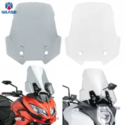 waase Motorcycle Windscreen Windshield Shield Wind Deflector For KAWASAKI Versys 1000 KLZ1000 2012 2013 2014 2015 2016 2017 2018