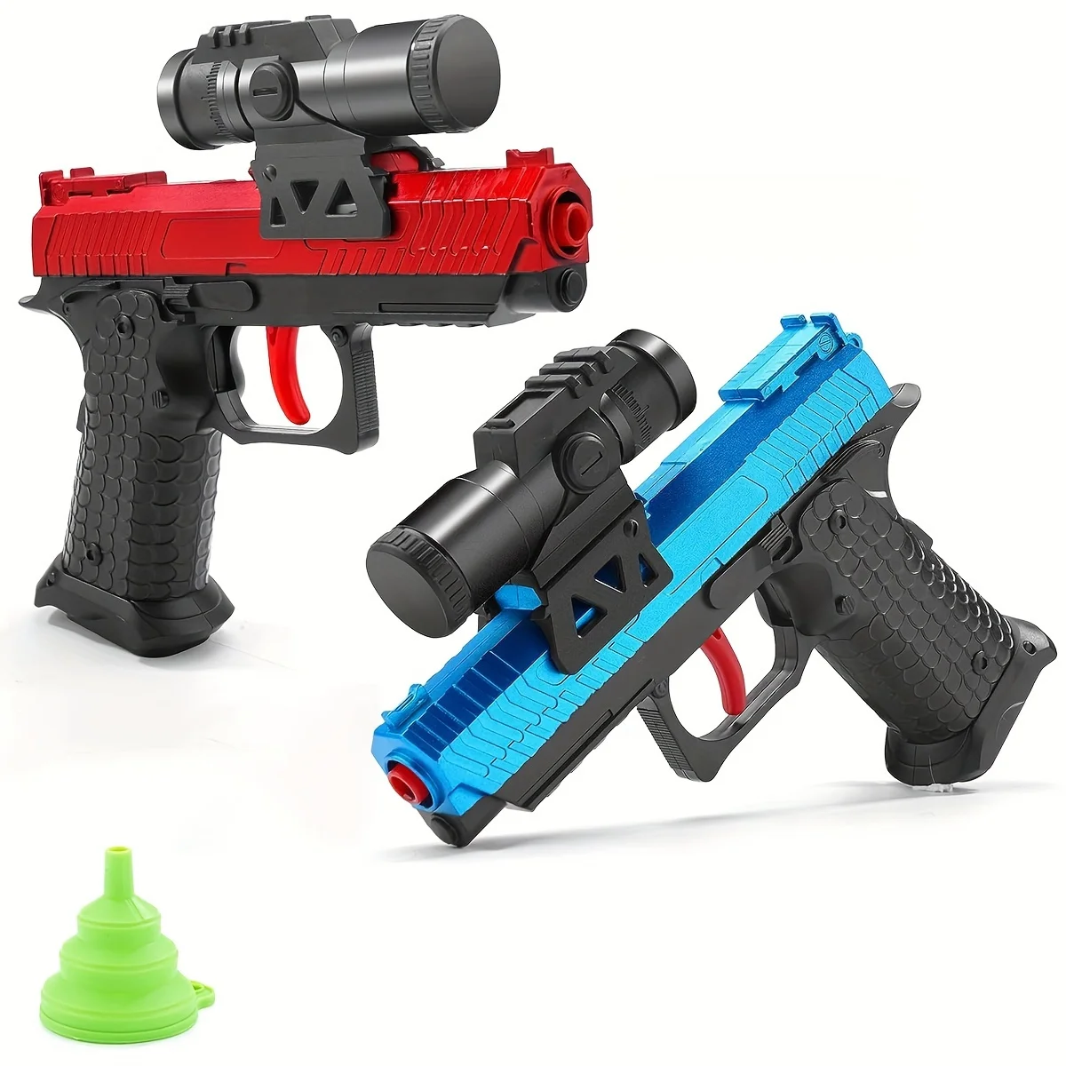 

MINI FULL-MANUAL Beads Blaster Pistol Toys, Splatter Blaster With Funnel, NO Need Charge Outdoor Shooting Toys(without Bullet)