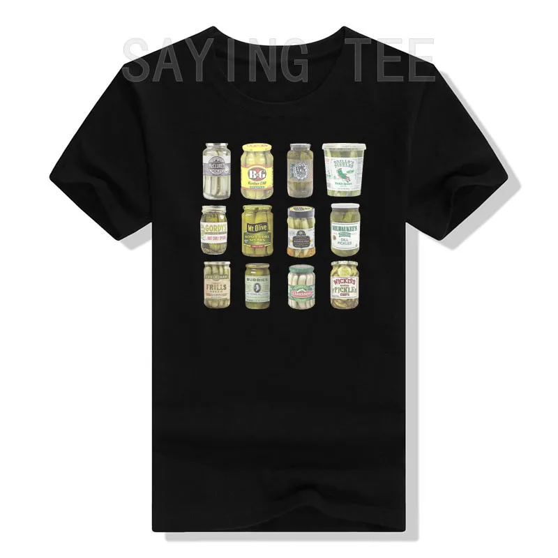 Vintage Canned Pickles Lovers T-Shirt Y2k Top Aesthetic Clothes Women's Fashion Graphic Tee Tops Farmer Gardening Farming Outfit