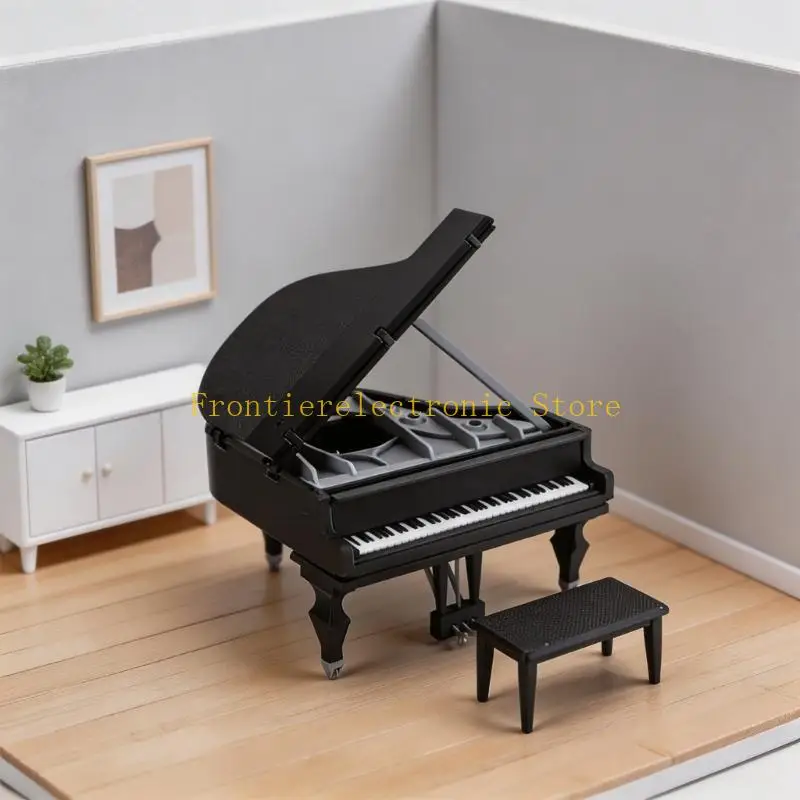 G8DB Small Plastic Student Grand Piano Small Instrument Plastic Texture for Scenes