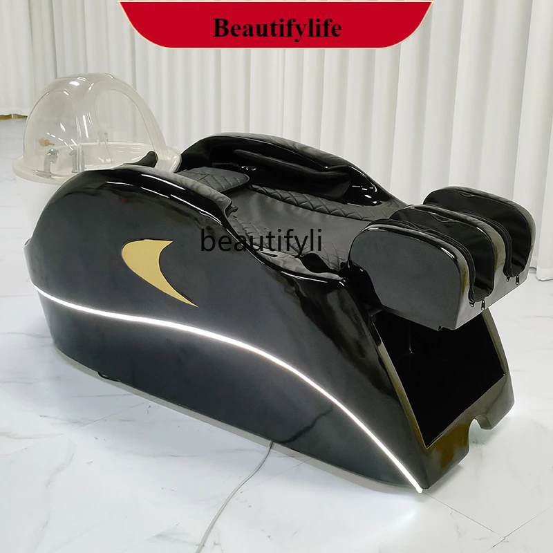 

High-End WaterCirculationAutomatic Intelligent Electric Massage Shampoo Bed Barber Shop for Hair Salon Full Body Heating Massage