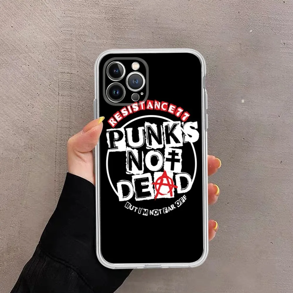 Punk Rock Phone Case For iPhone 14 11 12 13 Mini Pro XS Max Cover 6 7 8 Plus X XR SE 2020 Funda Shell