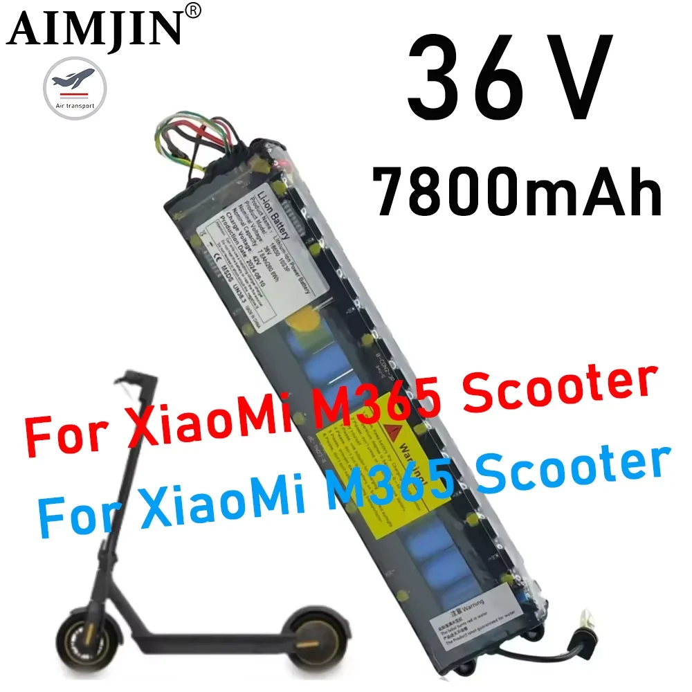 

10S3P 36V 7800mAh Litium Ion Battery Pack NE1003-H Cell Communication Interface for Xiaomi M365 Electric Scooter