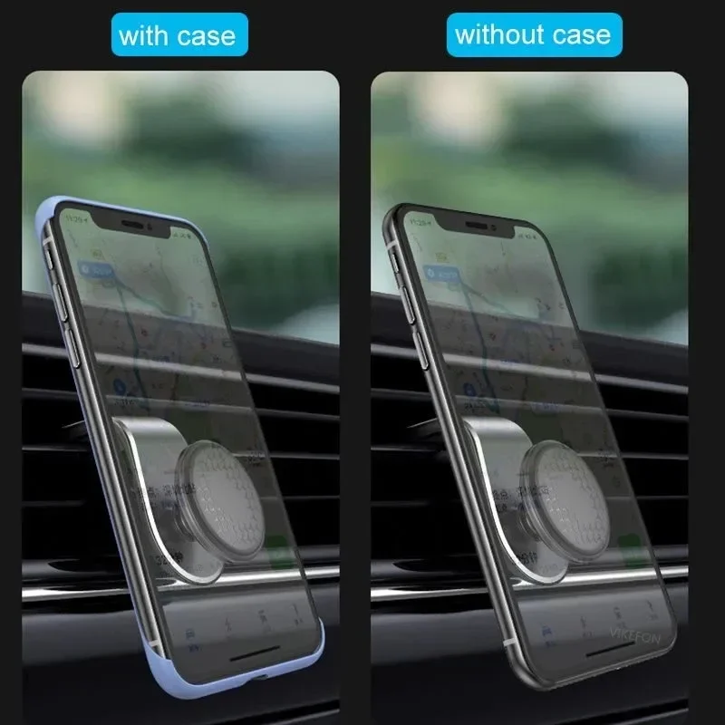 ผู้ถือโทรศัพท์แม่เหล็กรถขาตั้ง Air Vent แม่เหล็ก Mount GPS สมาร์ทโฟนวงเล็บรถผู้ถือโทรศัพท์ในรถสําหรับ iPhone Huawei Samsung