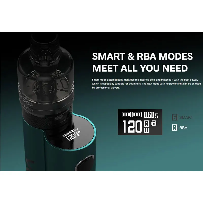 صندوق تبخير لخزان بود ، جهاز تعديل السيجارة الإلكترونية ، تصفيات ، بندقية فوبو ، رقاقة GENE.TT ، من W