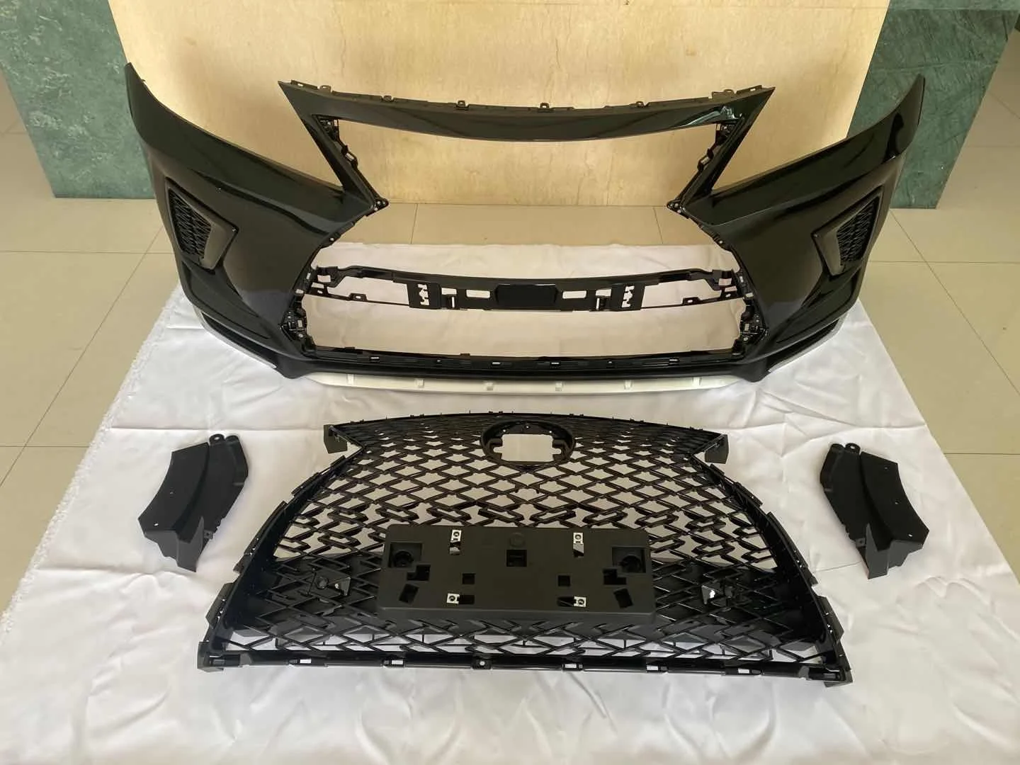 MAICTOP car front bumper kit rx270 350 450 old upgrade new body  2008-2014 to 2020  model