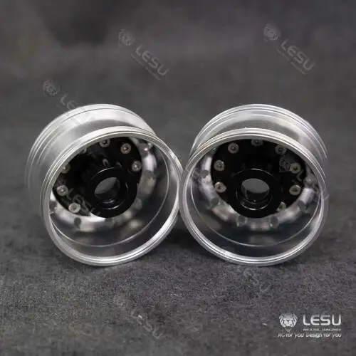 

LESU Metal Front Wheel Hub Bearing For RC 1/14 Tractor Truck Tamiyaya Dumper Trailer Model Toy Spare Parts TH16391