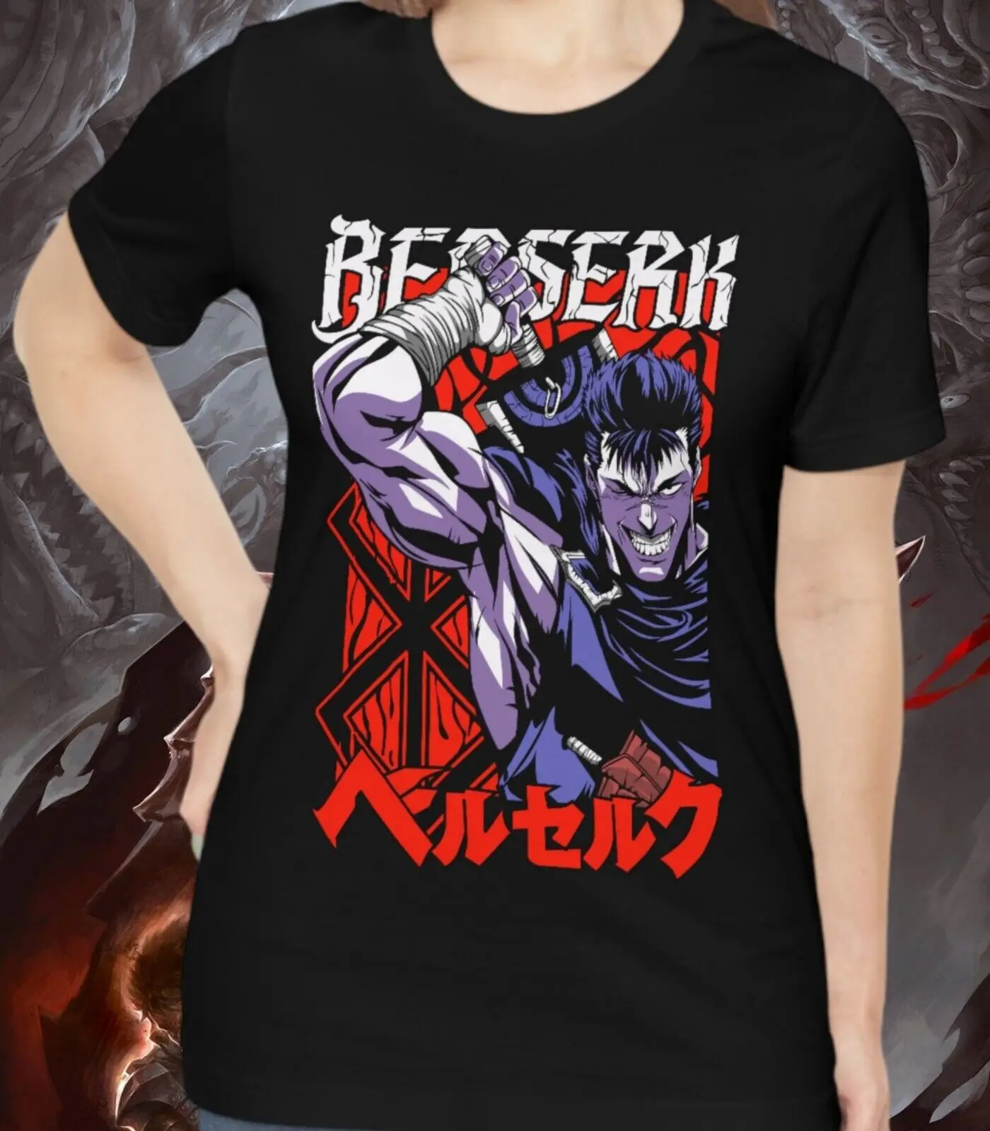 Berserk Anime Manga T shirt / Cosplay Japanese Shirt / Otaku Japan Anime Lovers