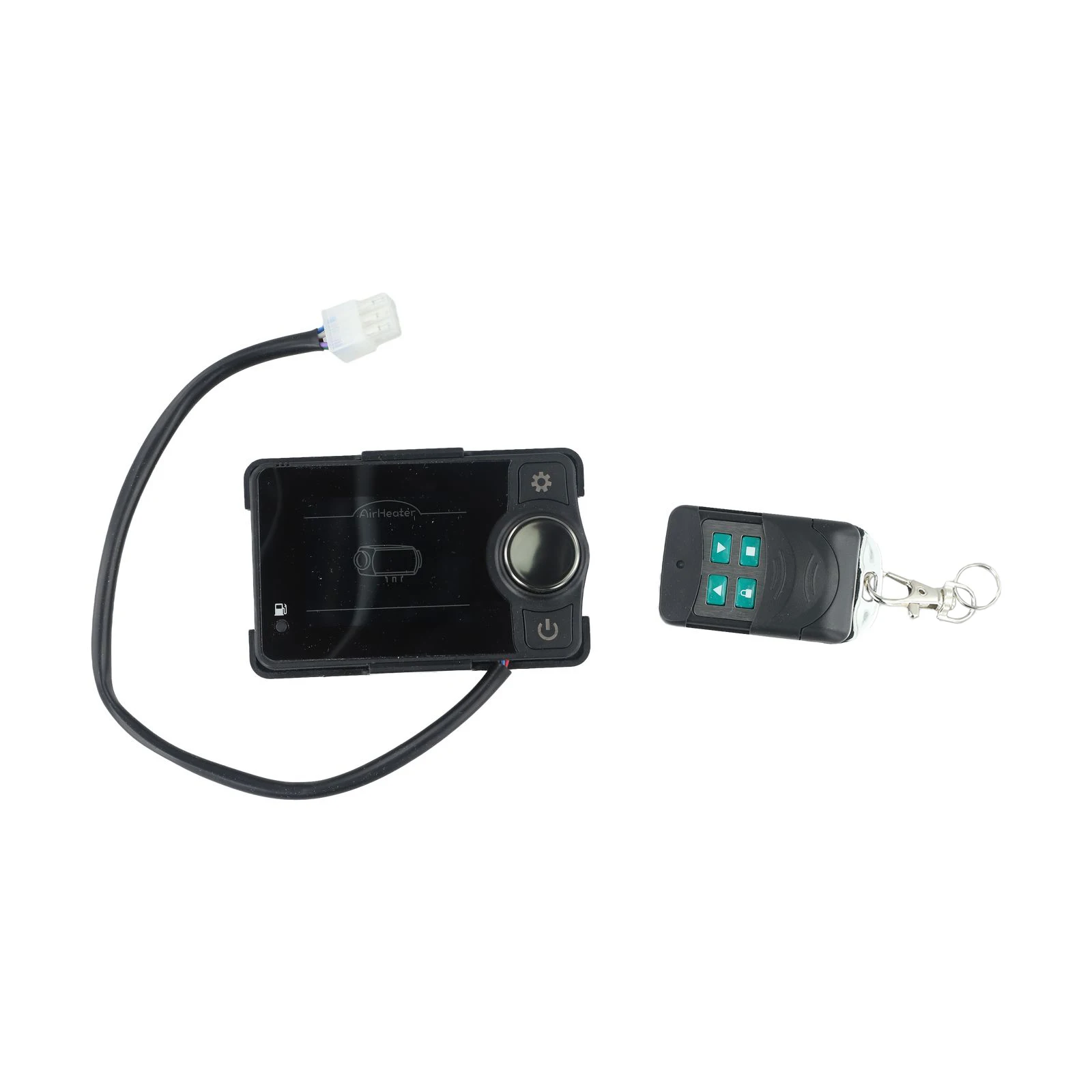 2Pcs/Set LCD Monitor Remote Control 12V-24V Air Diesel Heater Car Black Parking Controller -Bluetooth Remote Control Heater Part