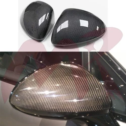 Real Carbon Fiber Mirror Cover for Porsche cayenne 9Y0 9Y3 E3 Coupe SUV Mirror Housing Trim 2018-2022 add on style
