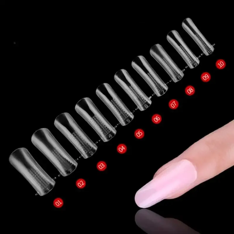 100 sztuk szybko budujący formy porady Poly Nails Gel Fingers Extension Forms Art UV Builder akrylowe fałszywe fałszywe narzędzia