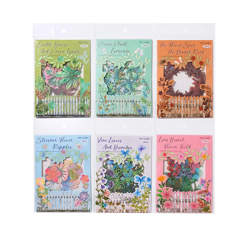 

24sets Memo Pads Material Paper Encountering the Flower Season Diary Journal Scrapbooking paper Card Background Decoration Paper